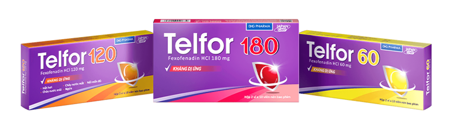 Người bệnh nên dùng Telfor ngay khi bị dị ứng